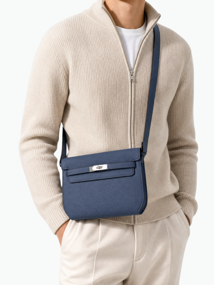Messenger Bag Navy Blue