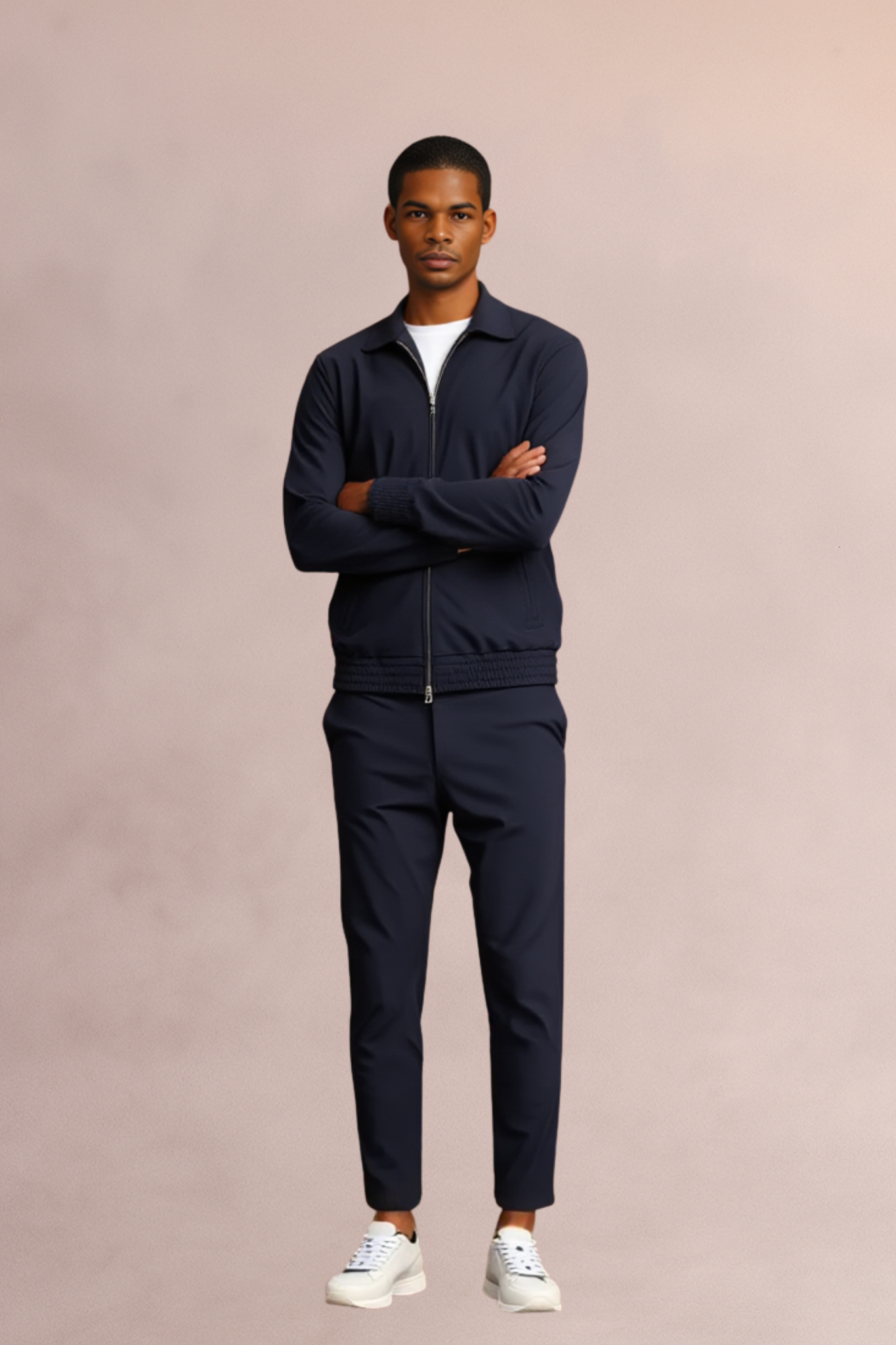 Midnight Blue Tech Suit