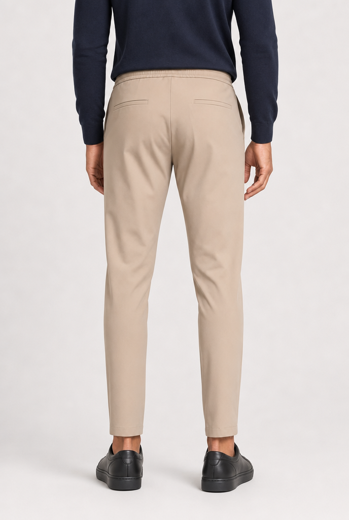 Beige Smart Pants