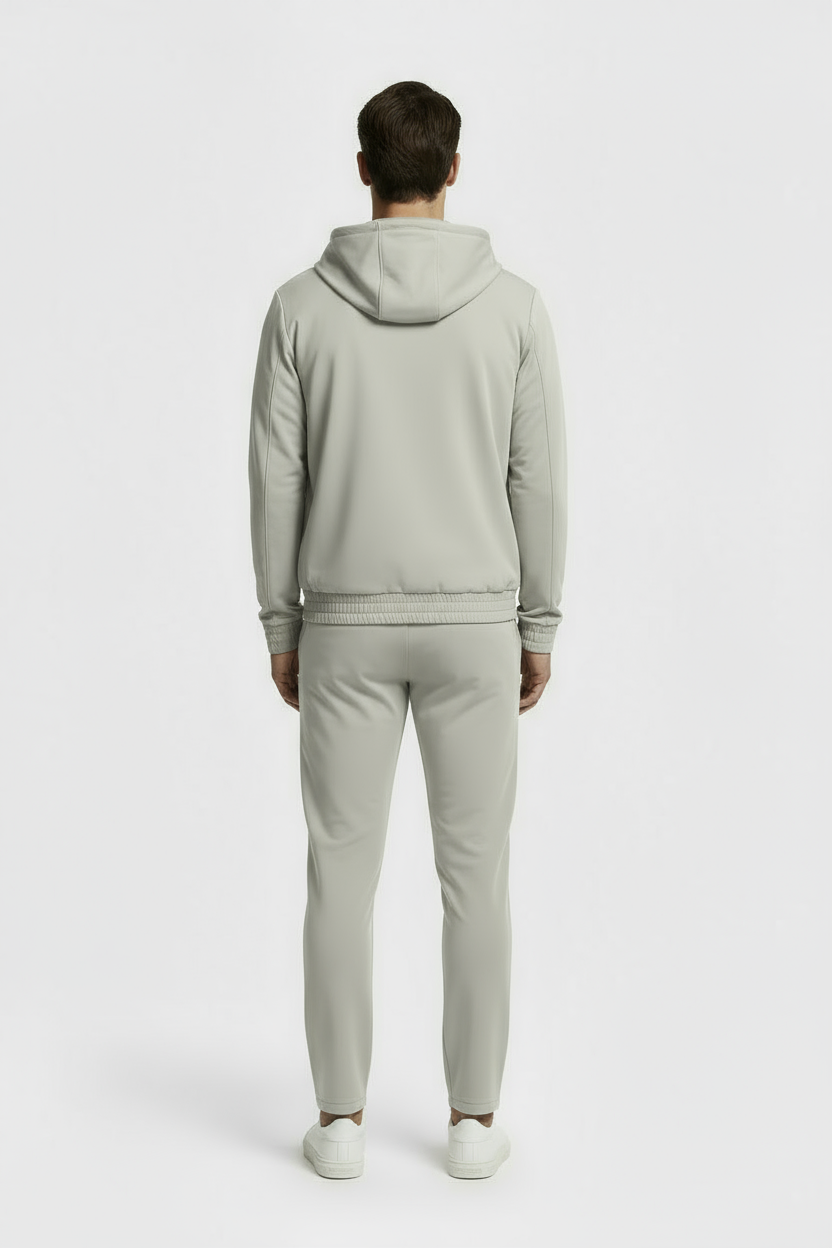 Cloud Grey Hooded Tech Suit