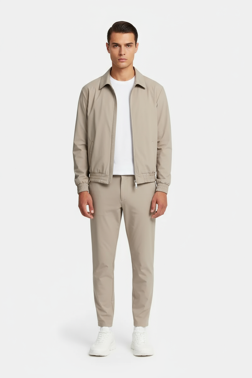 Light Beige Tech Suit