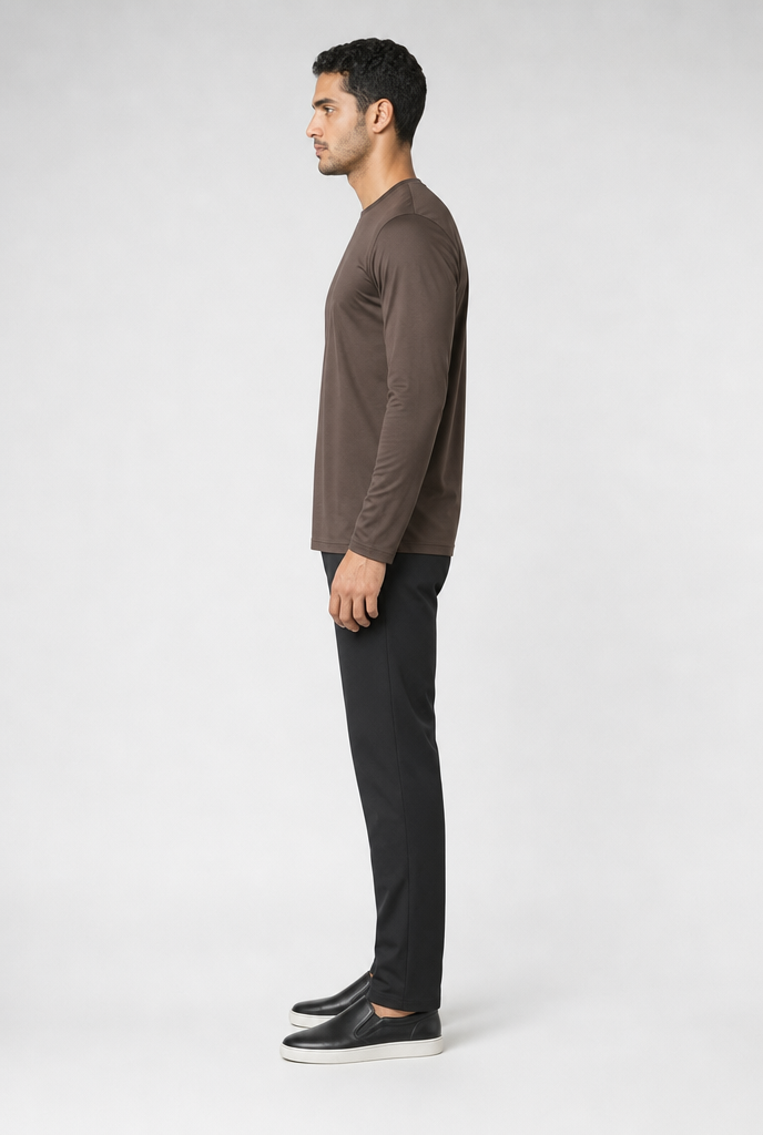 Luxe Bruin Longsleeve T-shirt