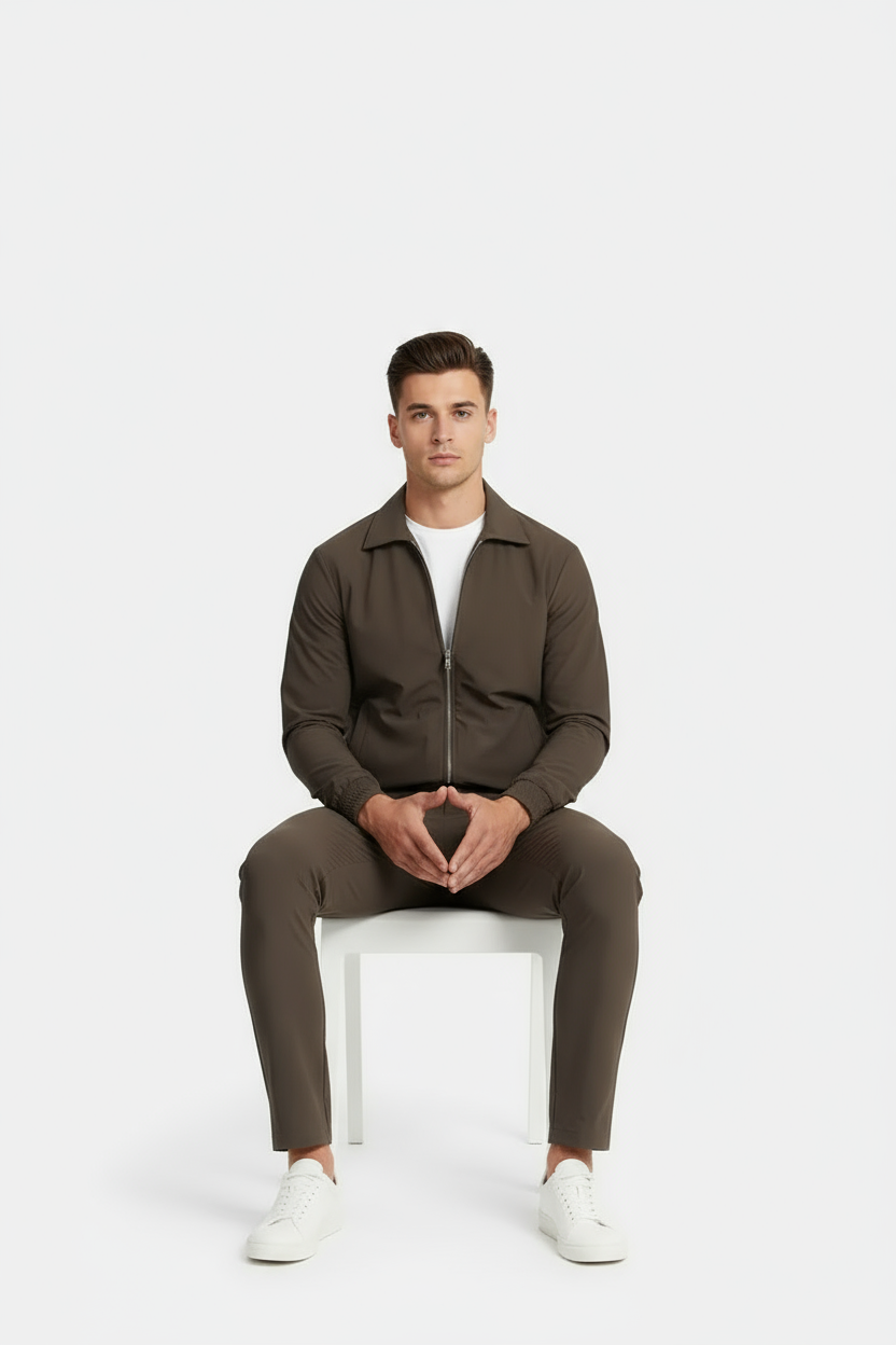 Mocha Brown Tech Suit