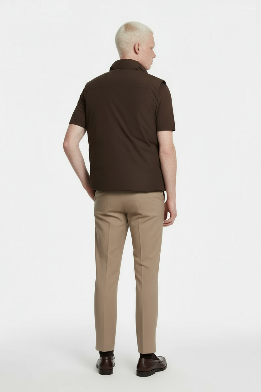 Luxe Bruine Bodywarmer