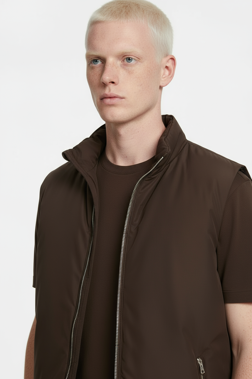 Luxe Bruine Bodywarmer