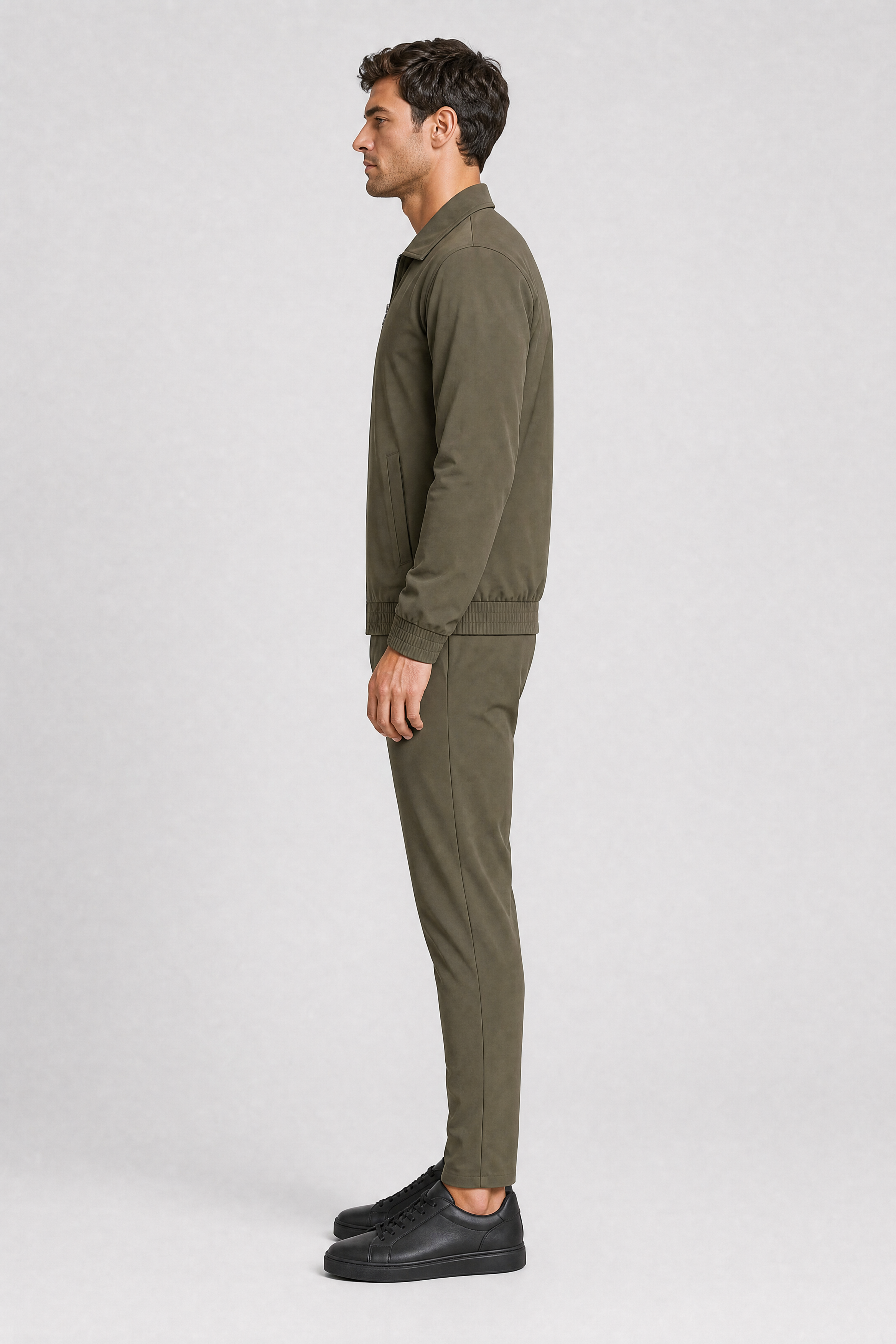 Dark Green Tech Suit