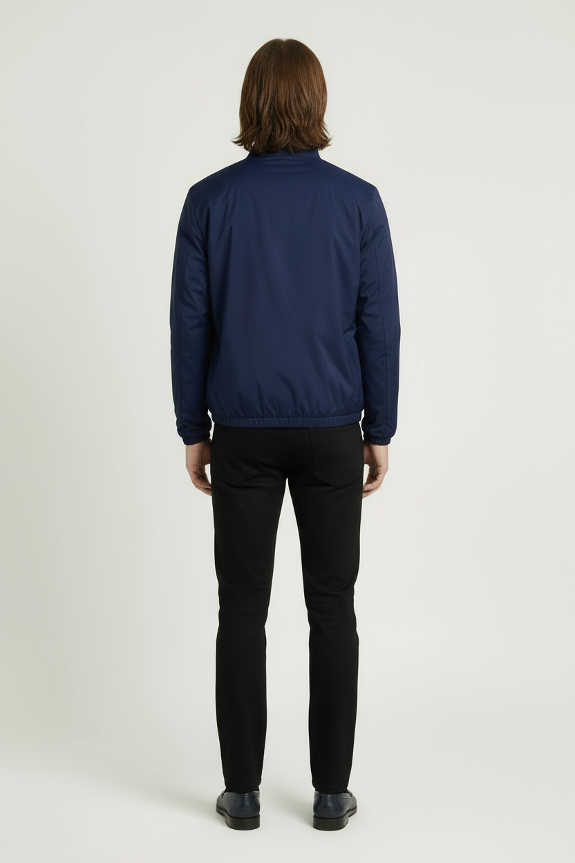 Reversible Jacket Navy & Beige