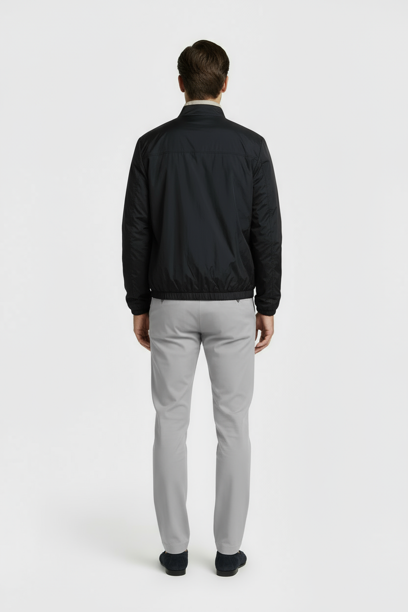 Reversible Jacket Black & Sand