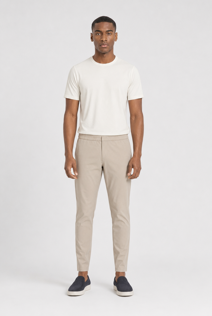 Light Beige Tech Pants