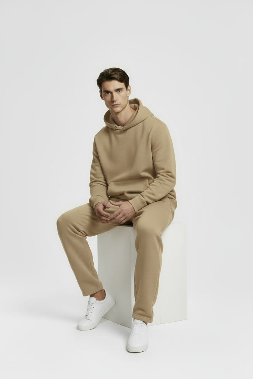 Sand Beige Classic Tracksuit