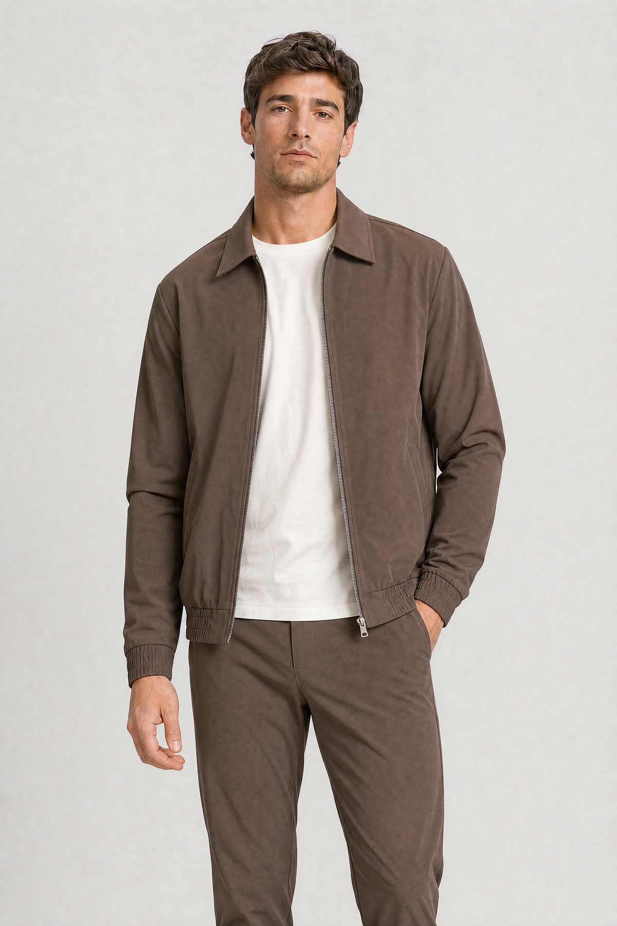 Mocha Brown Tech Vest