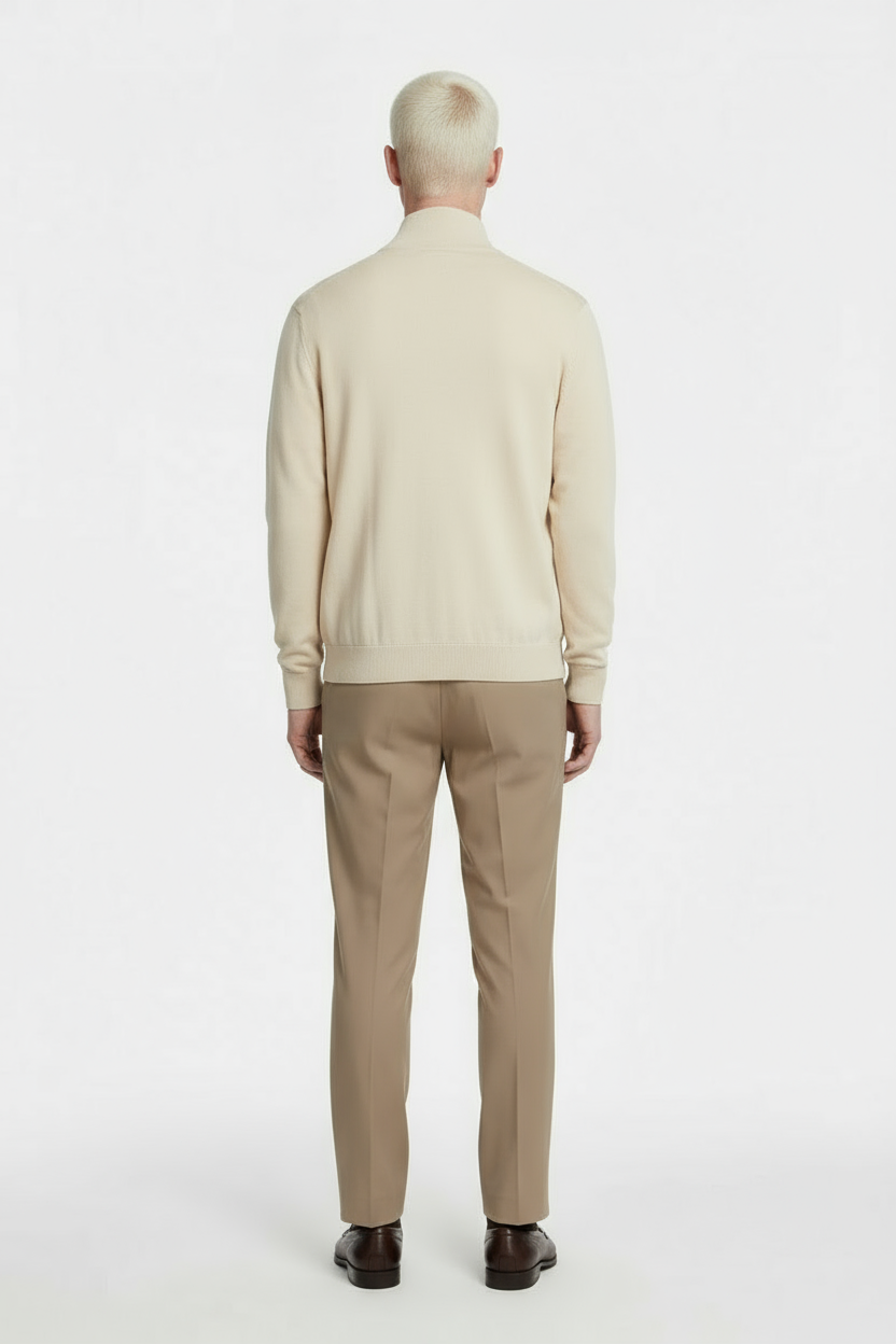 Luxe Gebreid Vest Beige