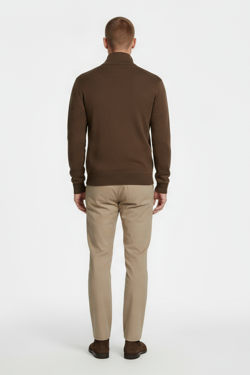 Luxe Gebreid Vest Bruin