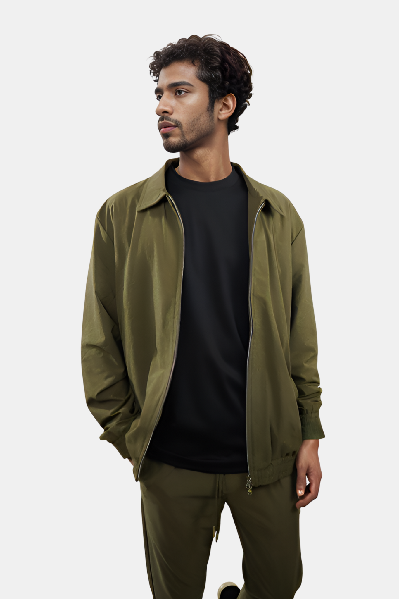 Dark Green Tech Suit