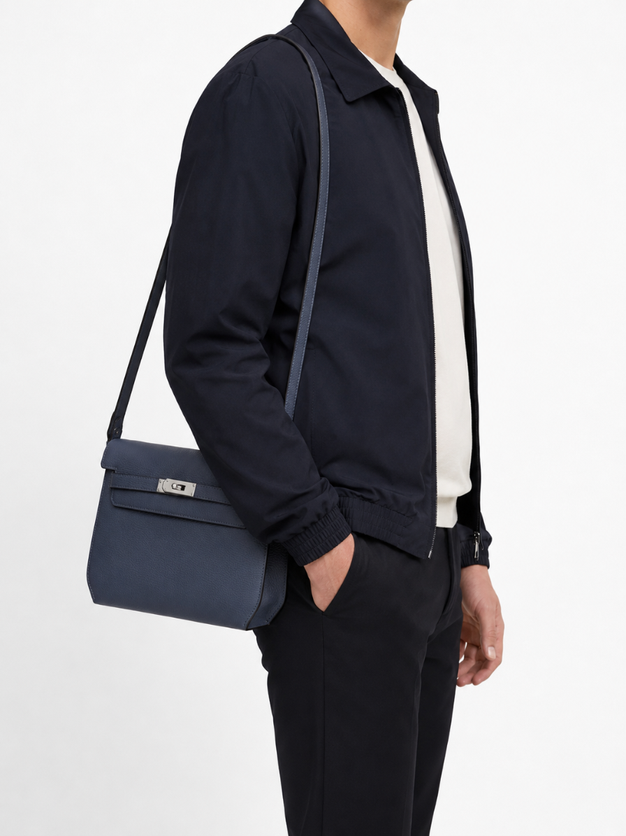 Messenger Bag Navy Blue