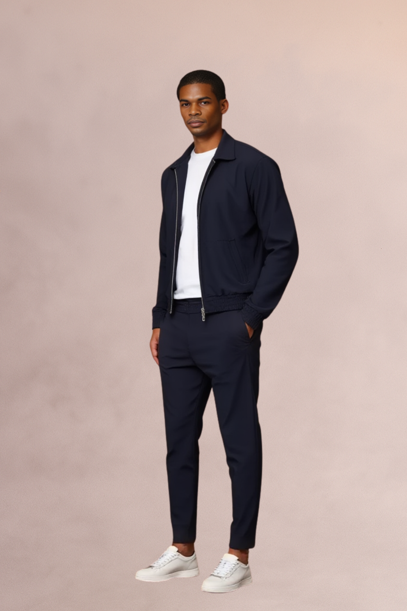 Midnight Blue Tech Suit