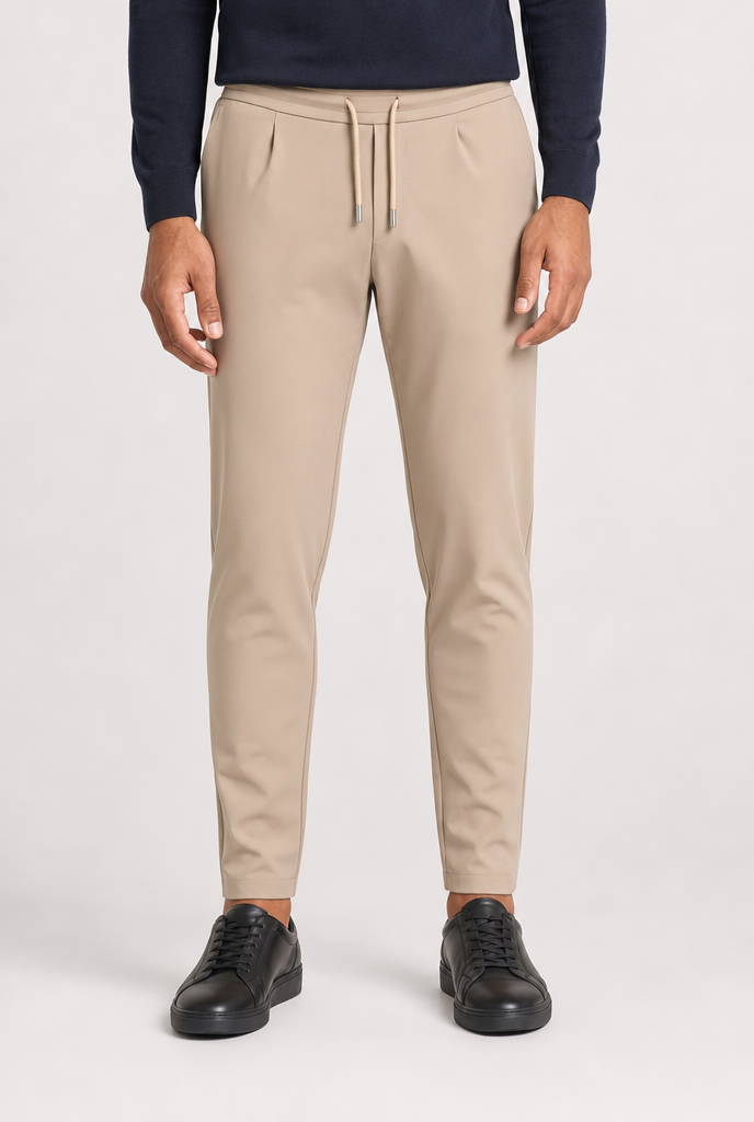Beige Smart Pants