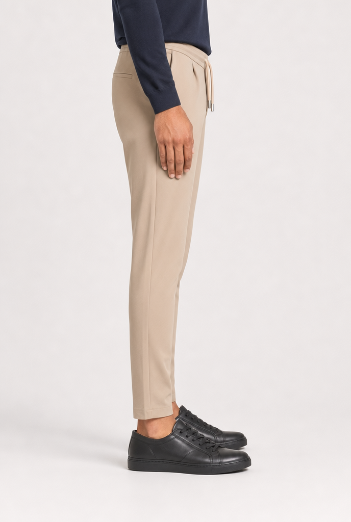 Beige Smart Pants