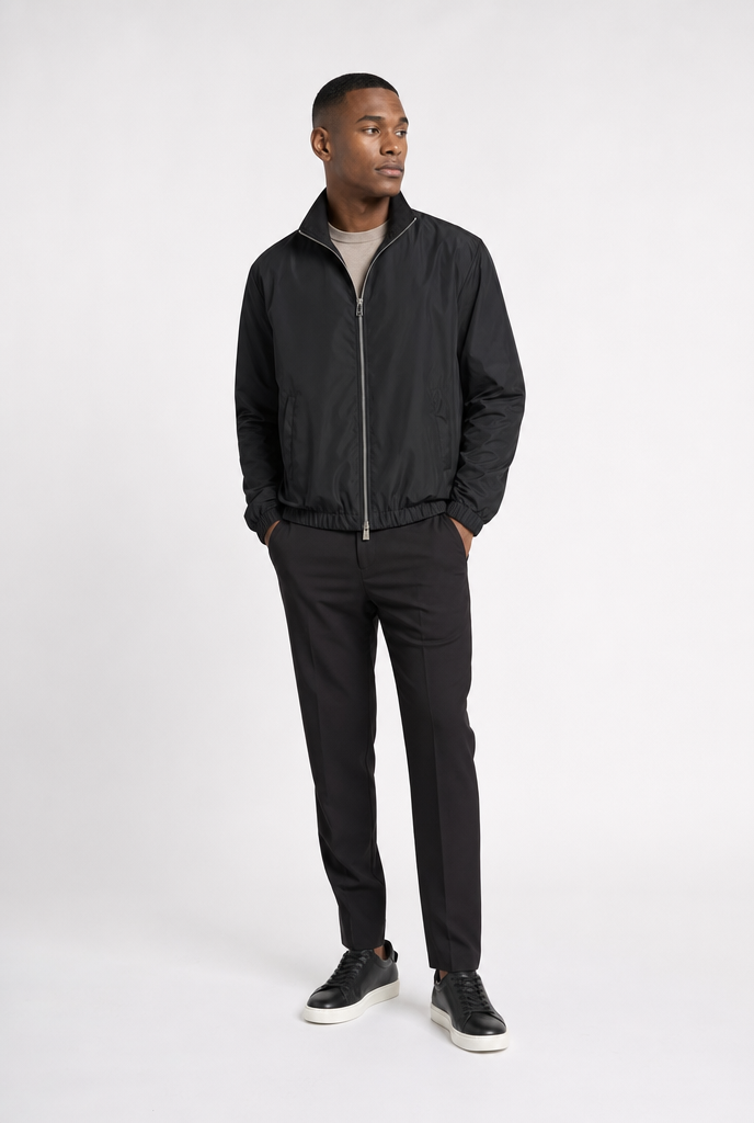 Onyx Black Tech Jacket