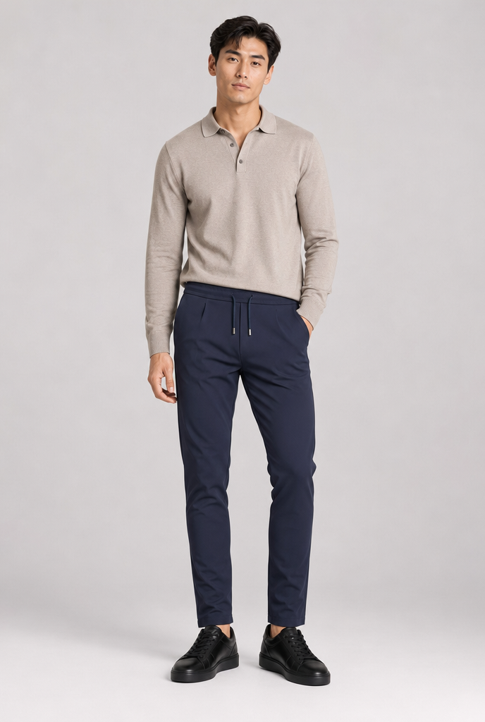 Blue Smart Pants