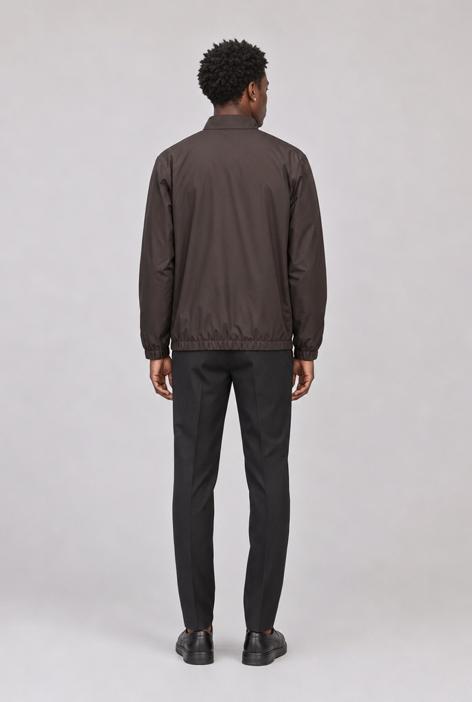 Mocha Brown Tech Jacket