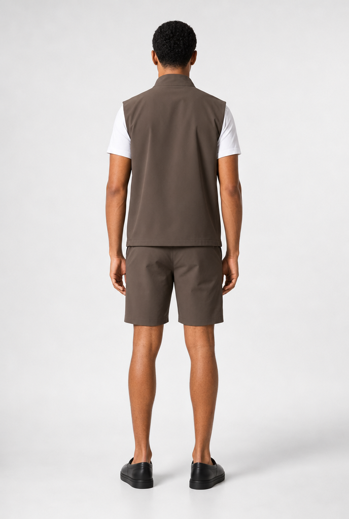Bruin Tech Gilet + bijbehorende Short