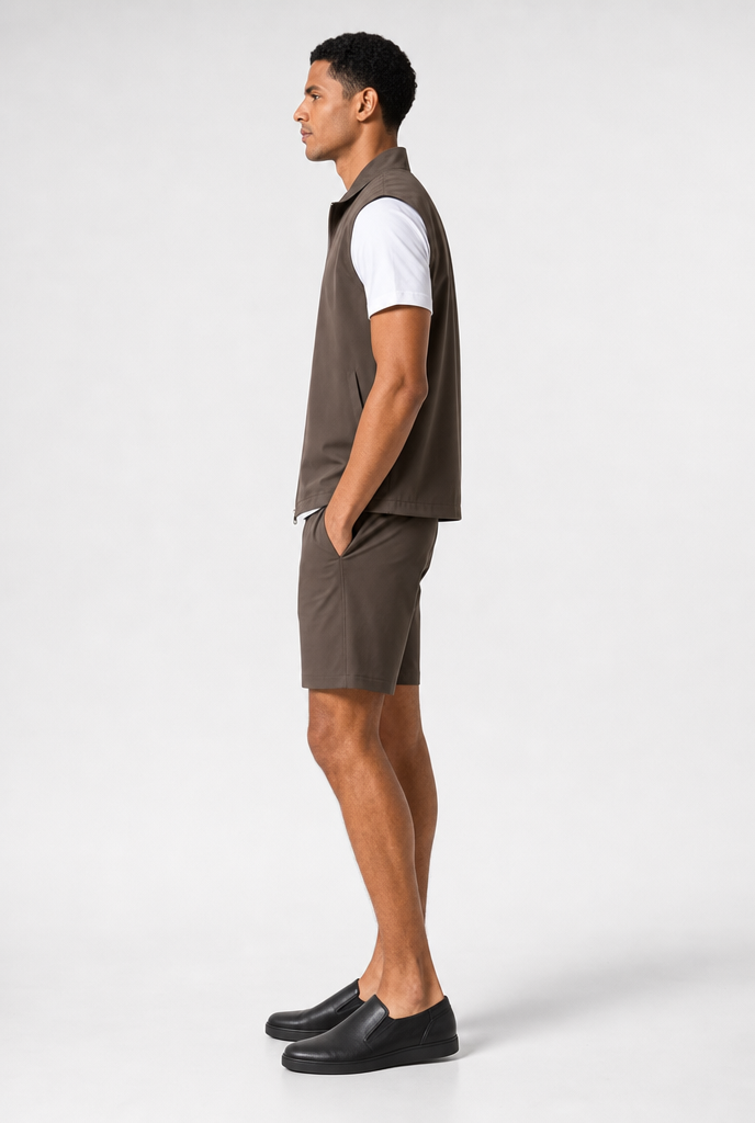 Bruin Tech Gilet + bijbehorende Short