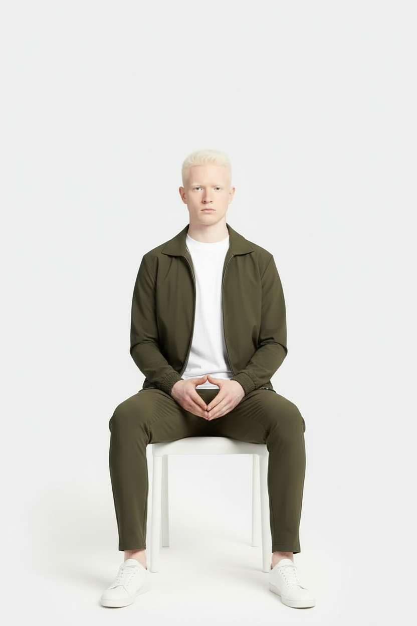 Dark Green Tech Pants