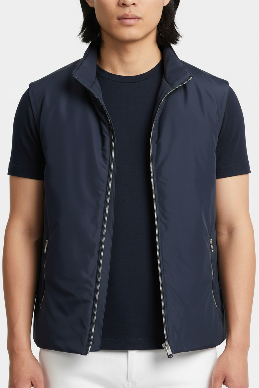 Luxe Donkerblauwe Bodywarmer