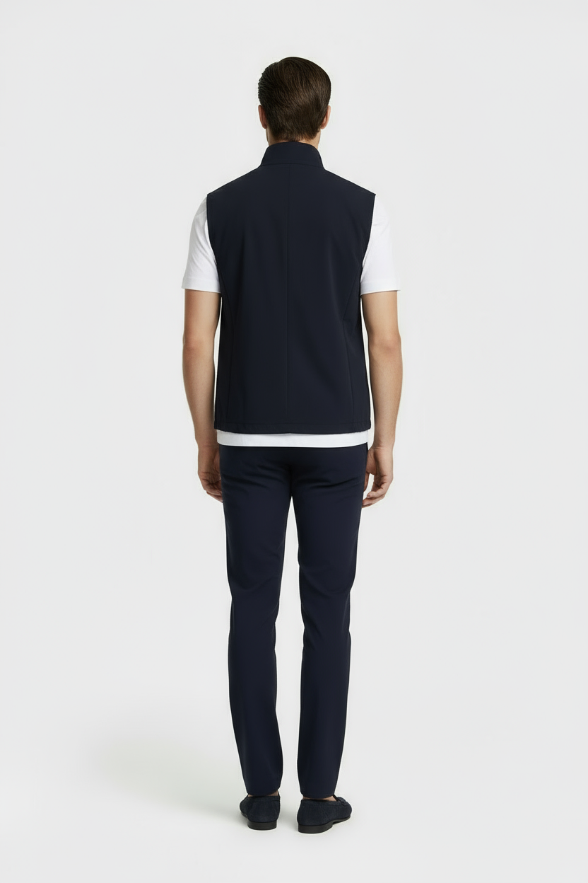 Donkerblauw Tech Gilet