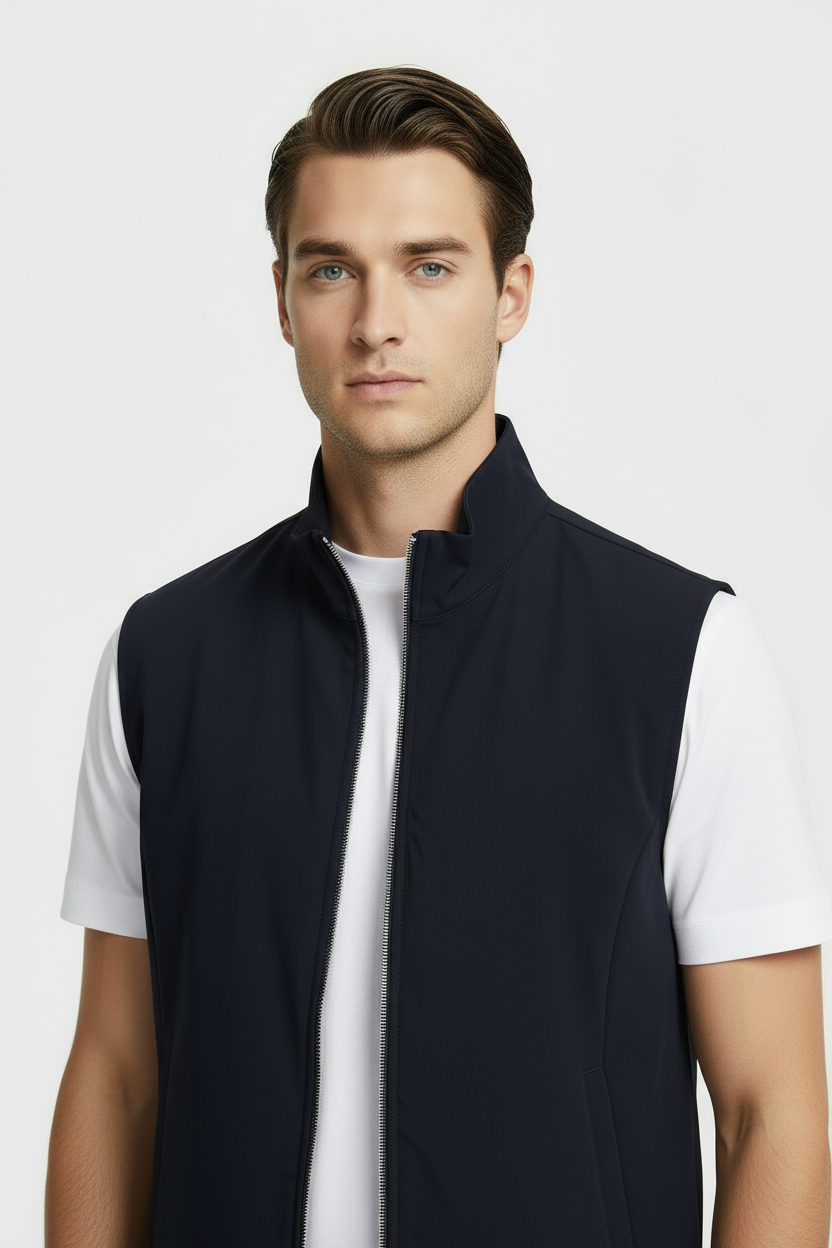 Donkerblauw Tech Gilet