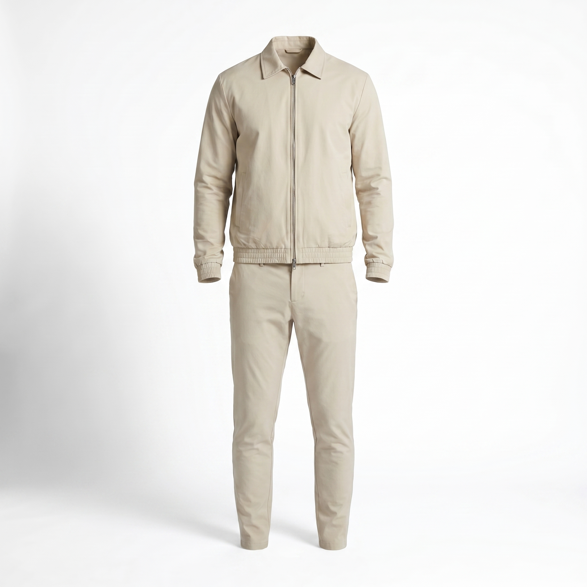 Light Beige Tech Suit