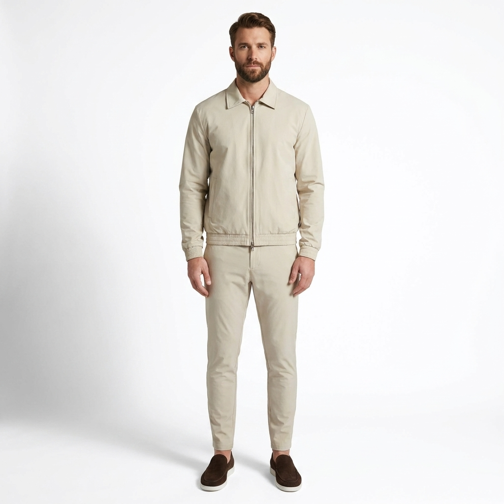 Light Beige Tech Suit