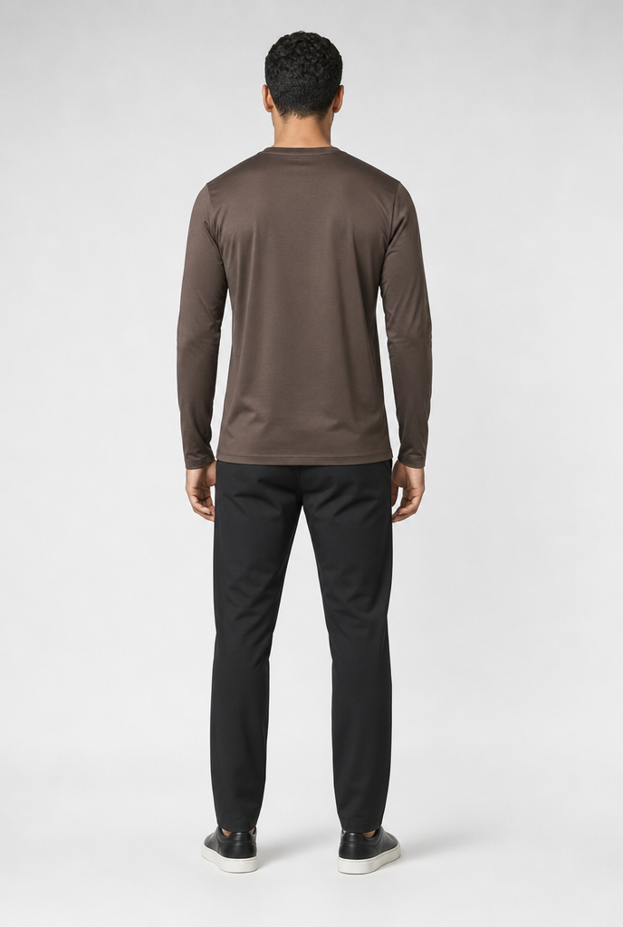 Luxe Bruin Longsleeve T-shirt