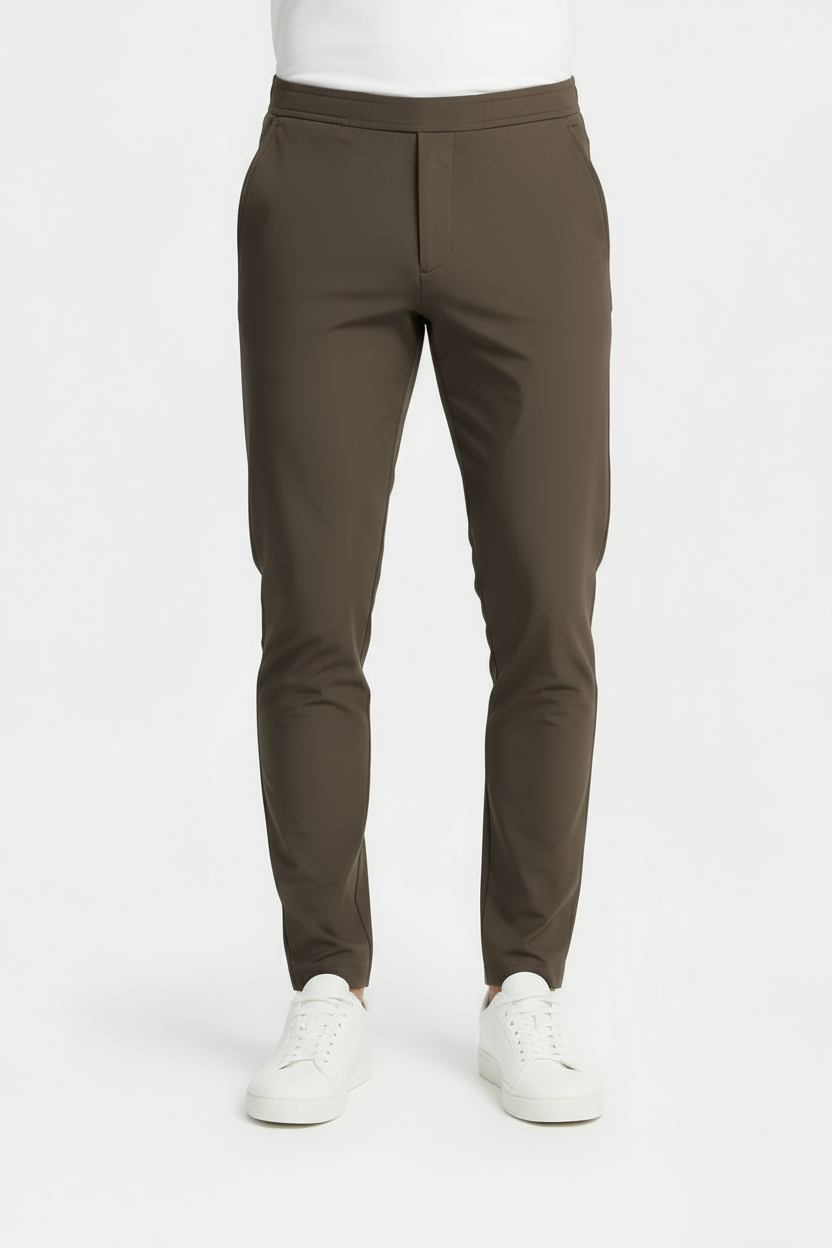 Mocha Brown Tech Pants