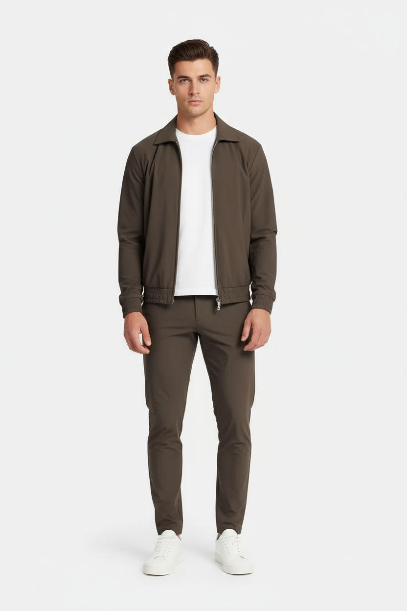 Mocha Brown Tech Suit