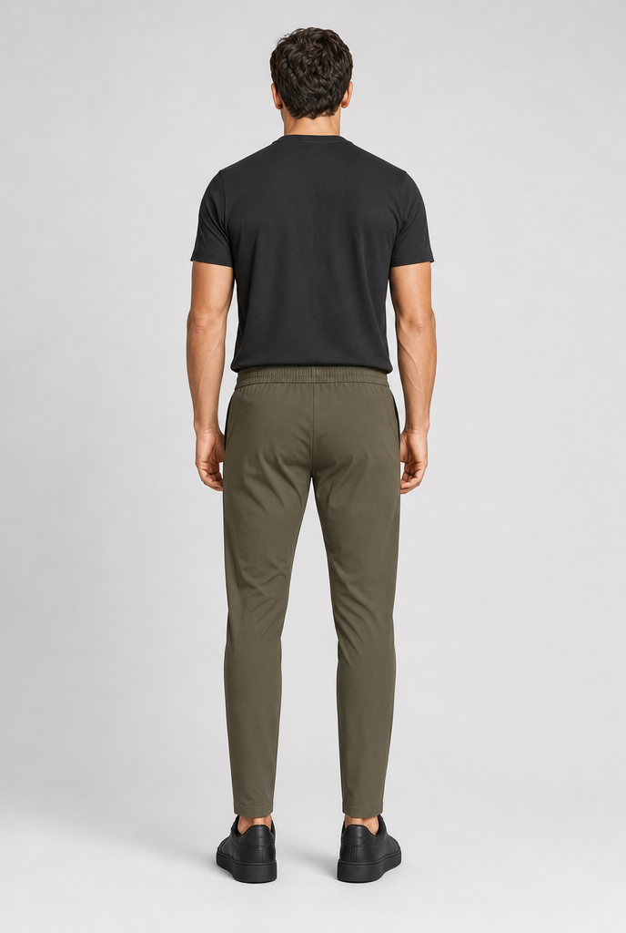 Dark Green Tech Pants