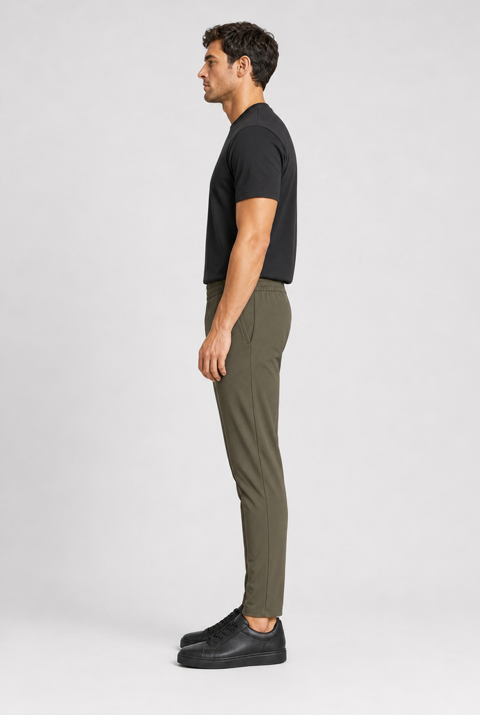 Dark Green Tech Pants