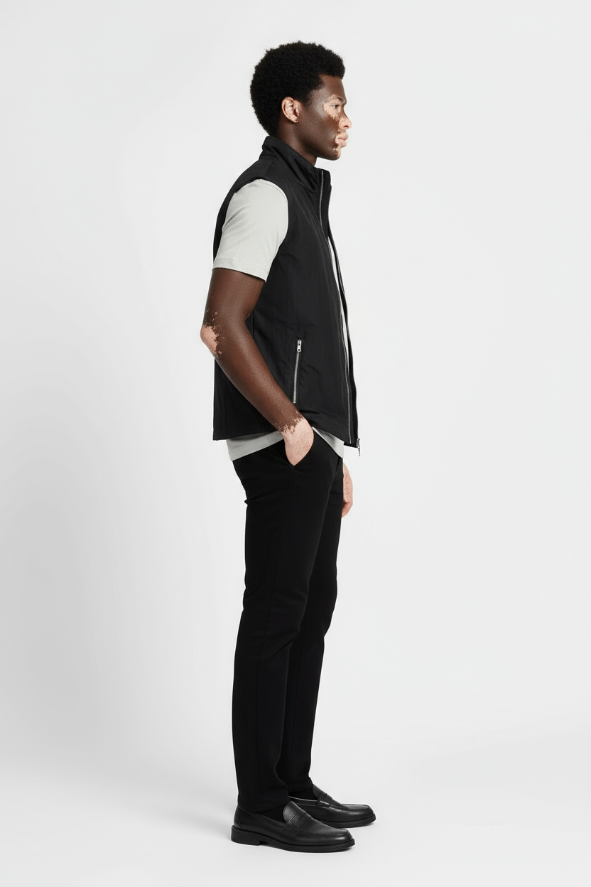 Luxe Zwarte Bodywarmer