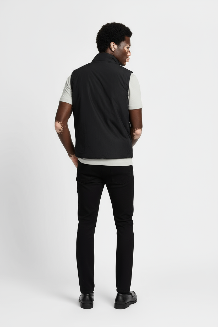 Luxe Zwarte Bodywarmer
