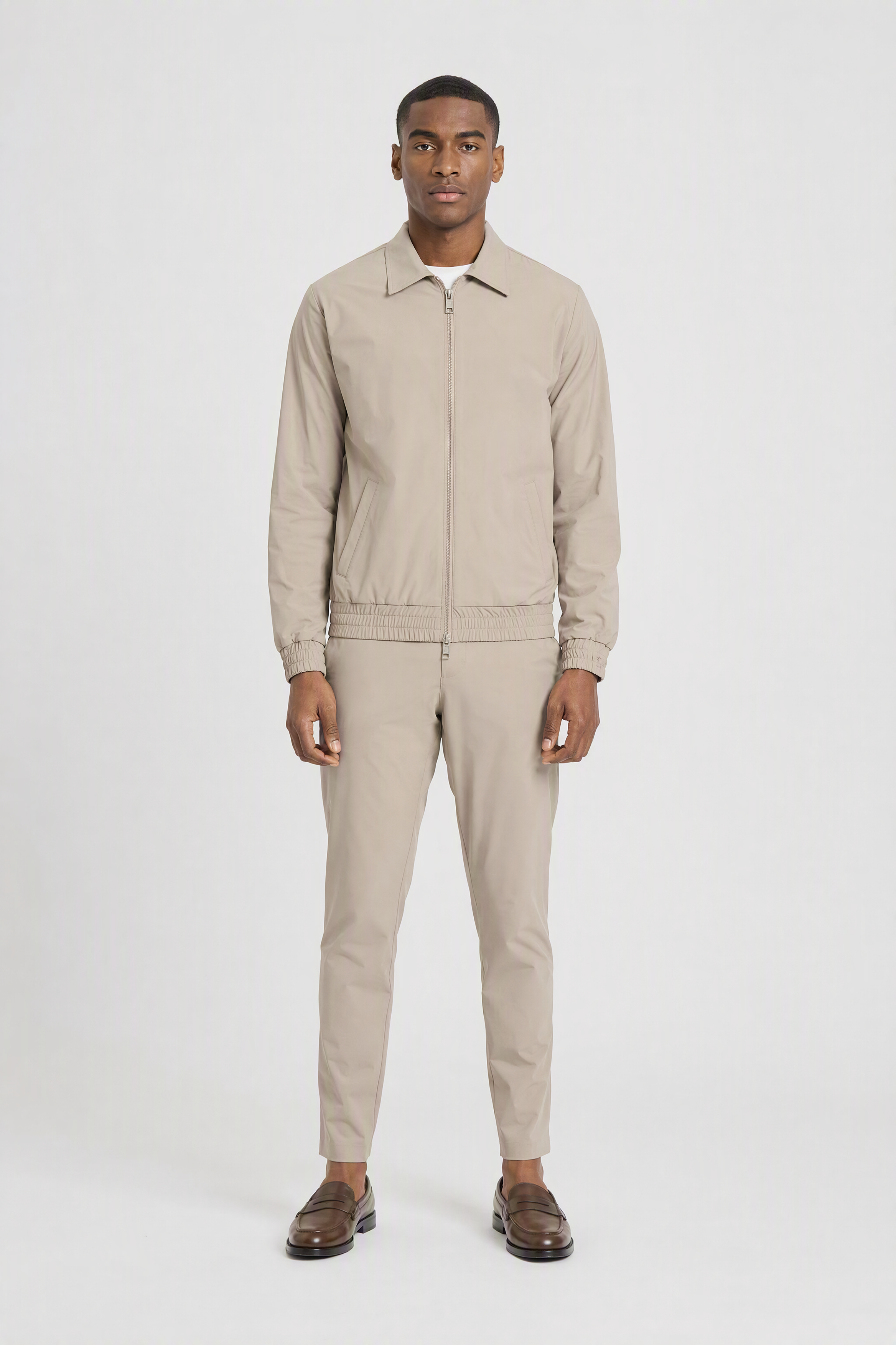 Light Beige Tech Suit