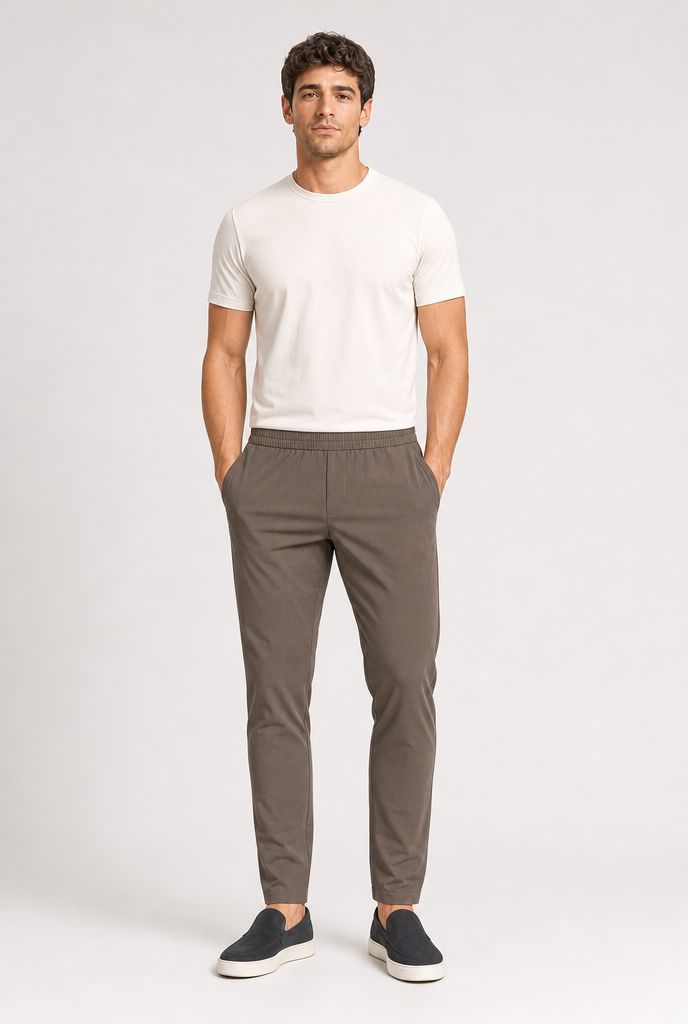 Mocha Brown Tech Pants