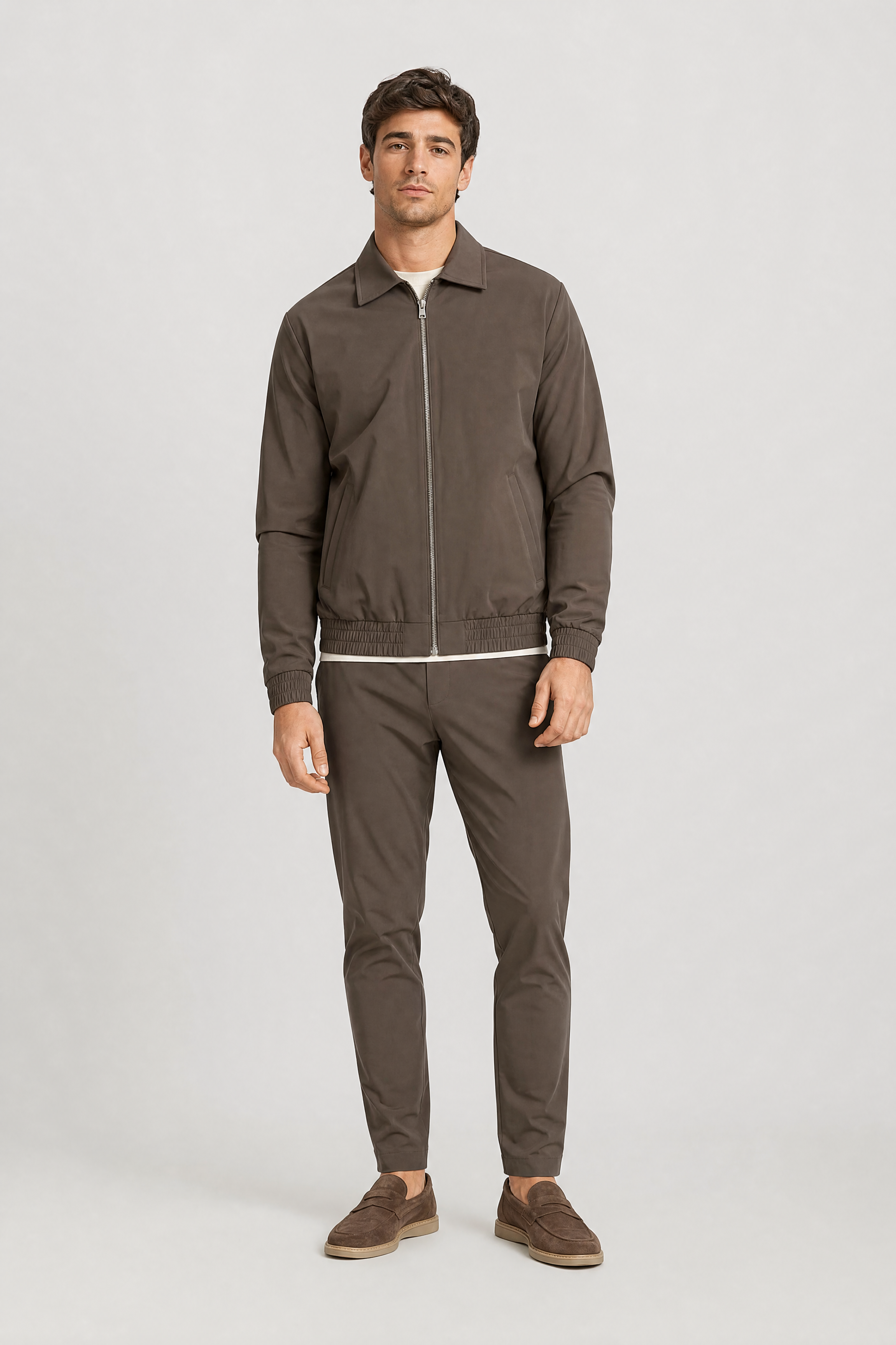 Mocha Brown Tech Suit