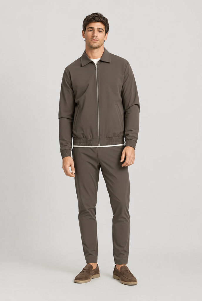 Tech Suit Heren Bruin – afbeelding 2