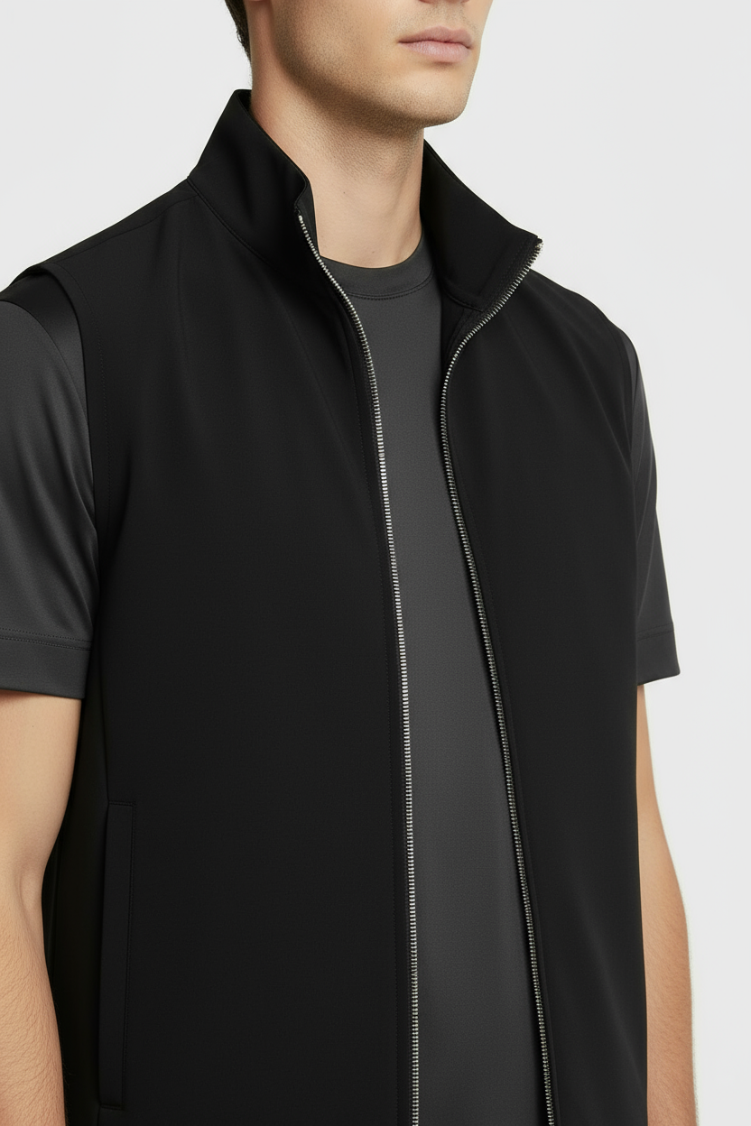 Zwart Tech Gilet