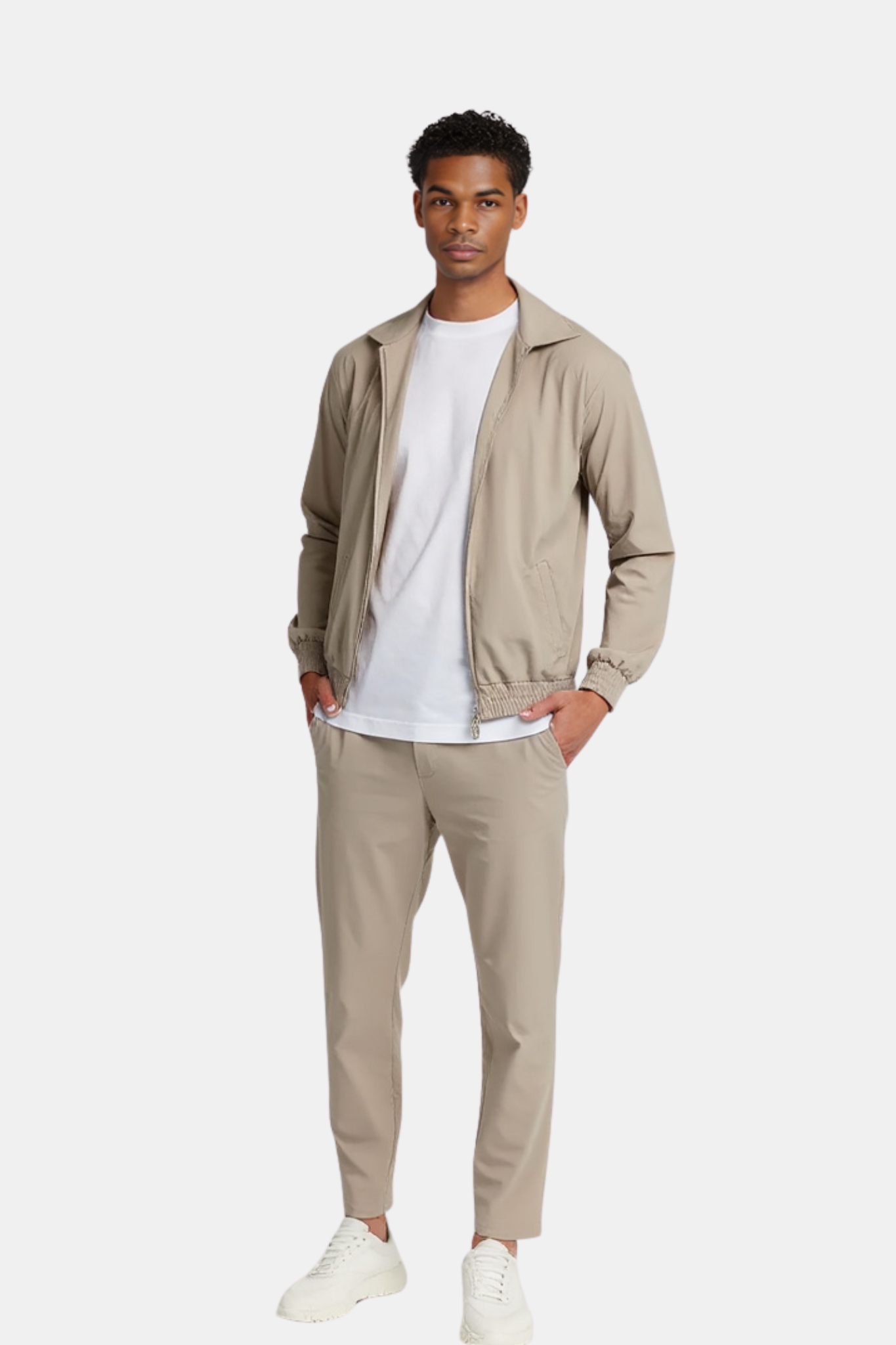 Light Beige Tech Suit